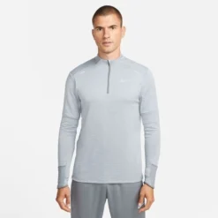 Nike Trainingsshirt Therma-FIT Repel Element - Smoke Grau/Grey Fog/Silber